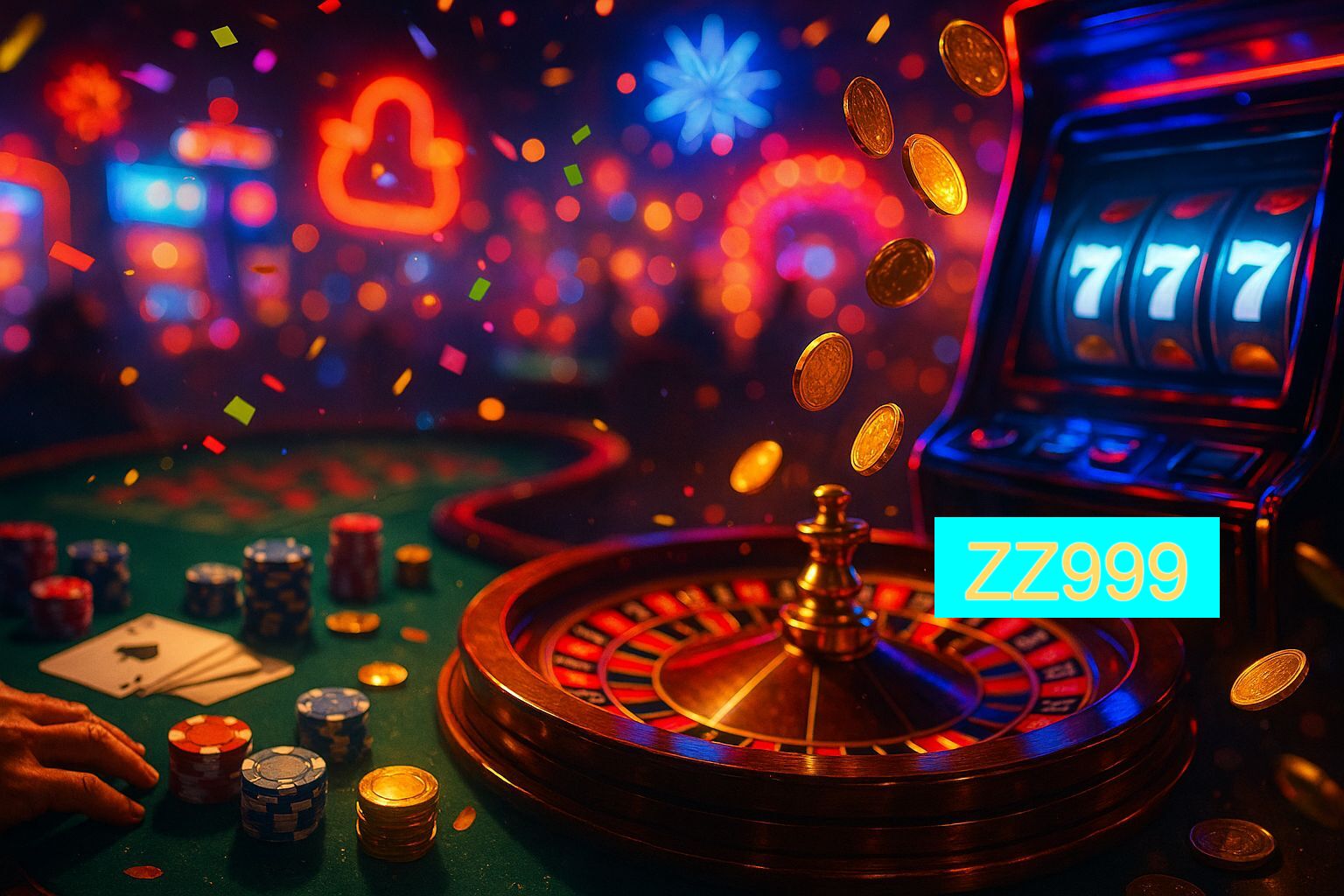 Jogos emocionantes no ZZ999